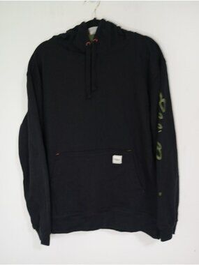 Eddie Bauer Hoodie Foreman Fit Size M Mens Black Workwear  Cotton-Poly Blend
